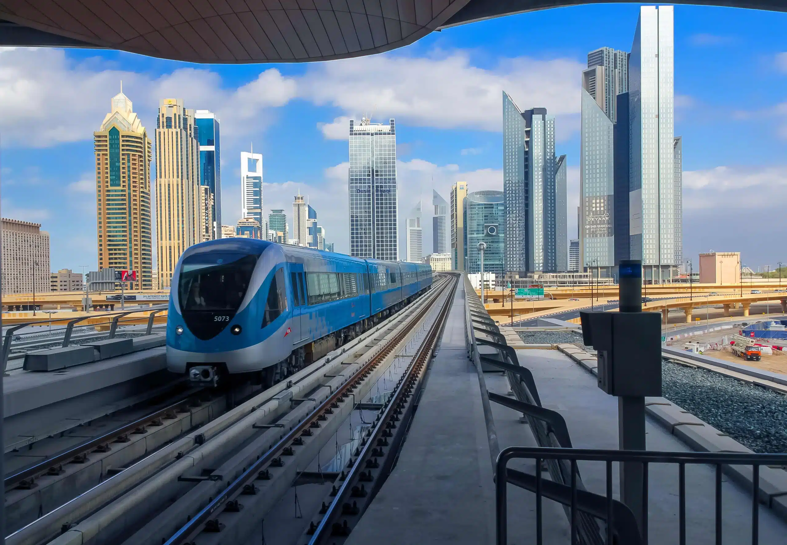 Dubai Metro Map 2025 with Red Line, Green Line and Route 2020 Extension